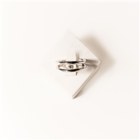 Anello Donna in Oro bianco Diamante Monaldi Gioielli MG13